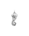 Chantecler Capri Small Horn Pendant in White Gold