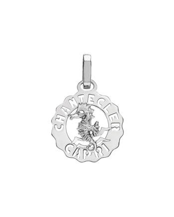 Ciondolo Chantecler Et Volià Logo Mini in Argento con Cavalluccio