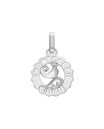 Ciondolo Chantecler Et Volià Logo Mini in Argento con Gallo
