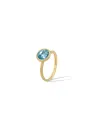 Bague Marco Bicego Jaipur en Or Jaune avec Topaze Bleue