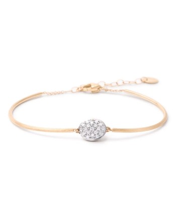 Bracciale Semi-Rigido Marco Bicego Siviglia in Oro Giallo con Diamanti