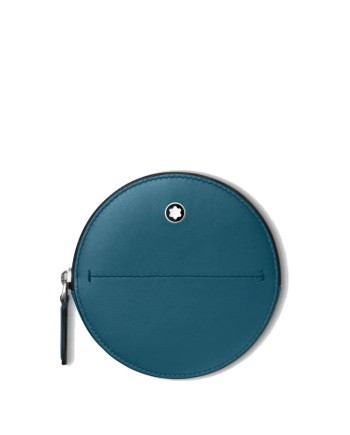 Montblanc Selection Soft Round Case in Teal Leather