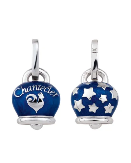 Chantecler Capri ciondolo Campanella double face in argento e smalto