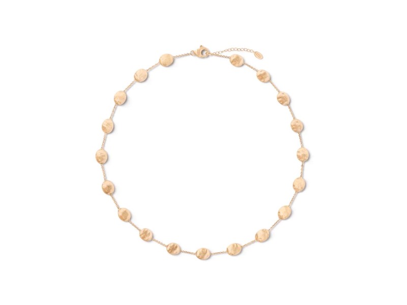 Marco Bicego Seville necklace in yellow gold with ovals