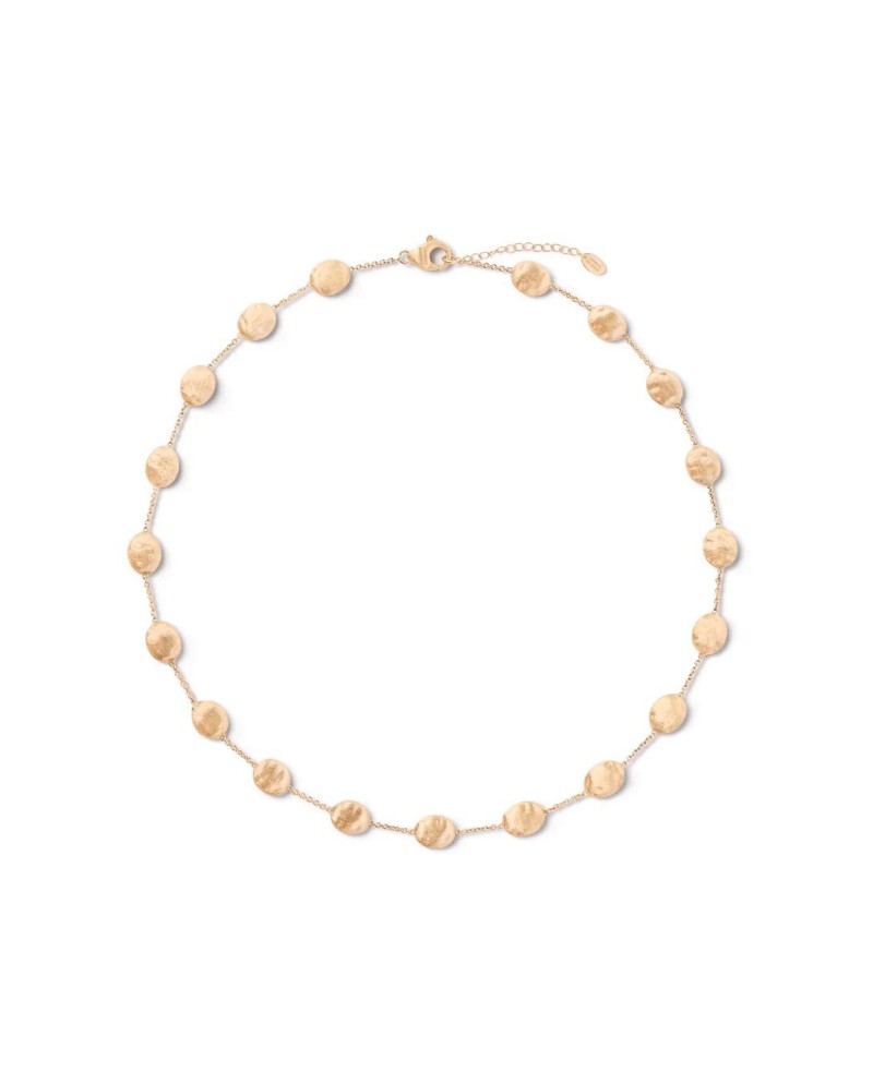 Marco Bicego Seville necklace in yellow gold with ovals