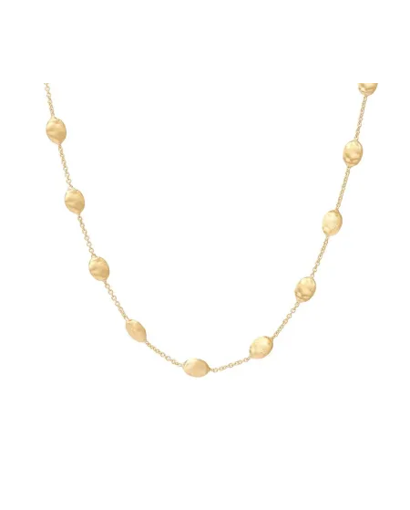 Marco Bicego Seville necklace in yellow gold with ovals