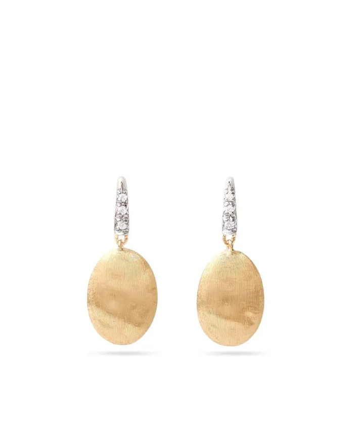 Boucles d'oreilles Marco Bicego Siviglia en or jaune avec diamants