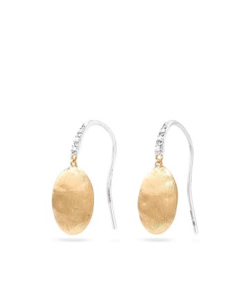Marco Bicego Siviglia earrings in yellow gold with diamonds