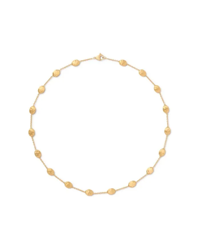 Collana Marco Bicego Siviglia in Oro Giallo con Ovaline