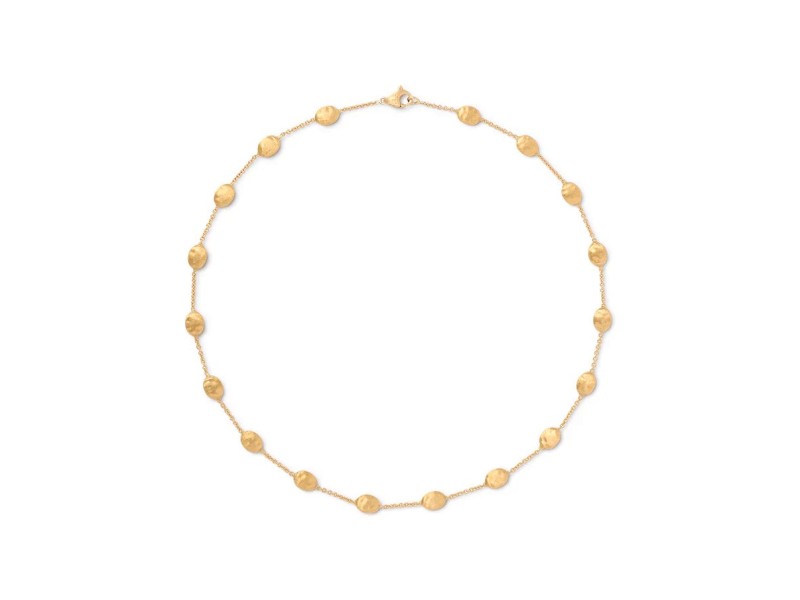 Marco Bicego Seville necklace in yellow gold with ovals