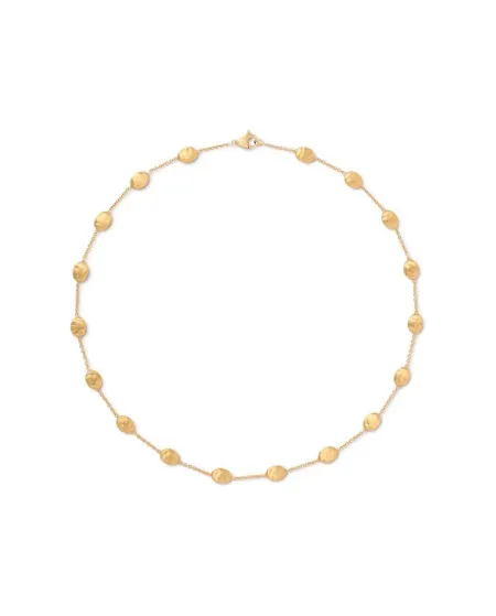 Marco Bicego Seville necklace in yellow gold with ovals