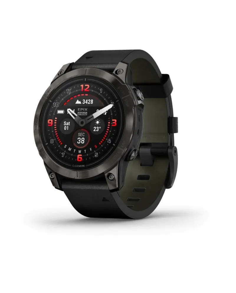 Montre connectée Garmin Epix Pro Gen 2 Sapphire Edition Carbon Grey Dlc Titanium