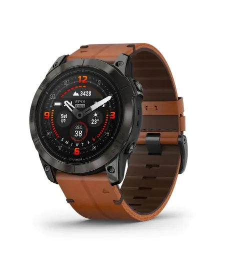 Montre Connectée Garmin Epix Pro Gen 2 Édition Sapphire Gris Carbone Dlc Titane 51 mm