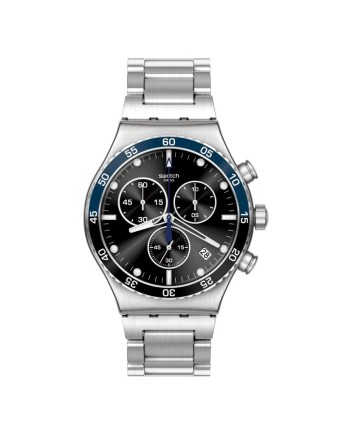 Swatch Dark Blue Irony Chronograph Watch
