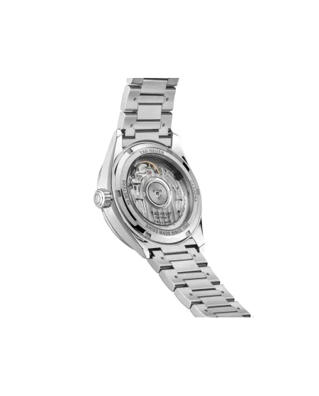 Orologio Tag Heuer Carrera 36 mm con Quadrante Verde e Cinturino in Acciaio