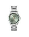 Orologio Tag Heuer Carrera 36 mm con Quadrante Verde e Cinturino in Acciaio