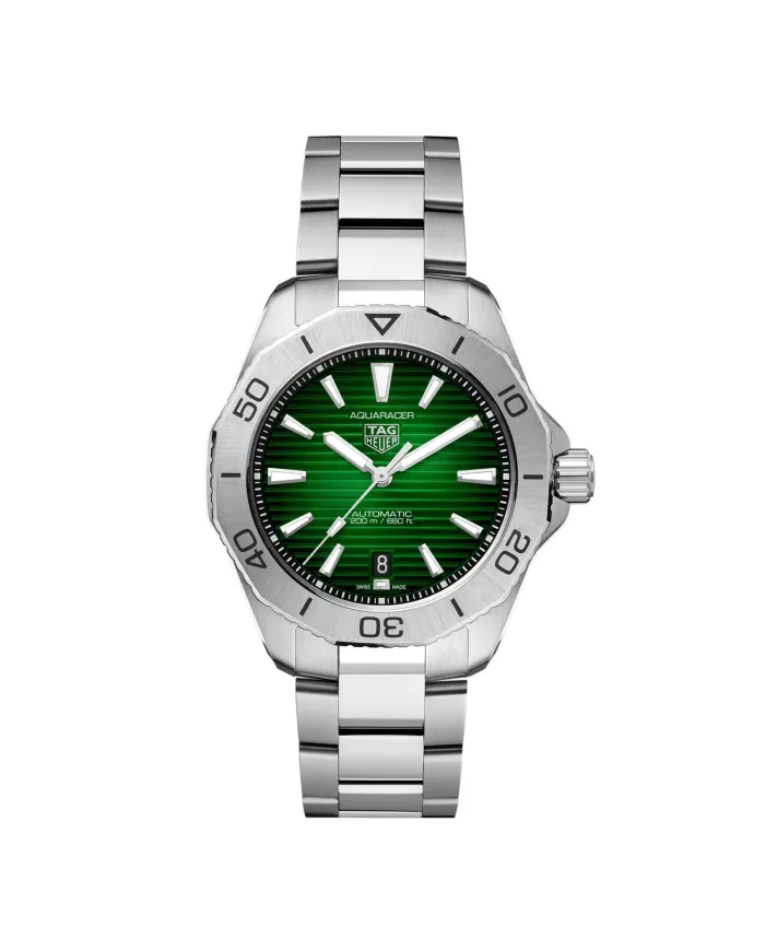 Tag Heuer Aquaracer Professional 200 Gradient Green Watch with Steel Strap