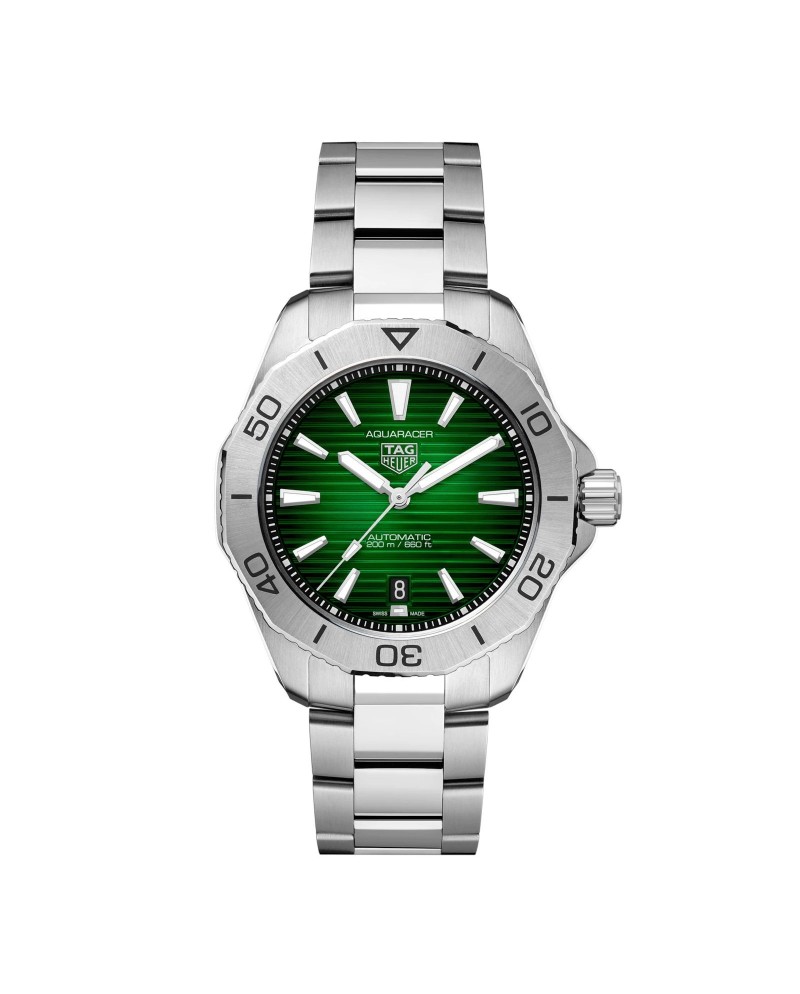 Tag Heuer Aquaracer Professional 200 Montre Vert Dégradé avec Bracelet en Acier