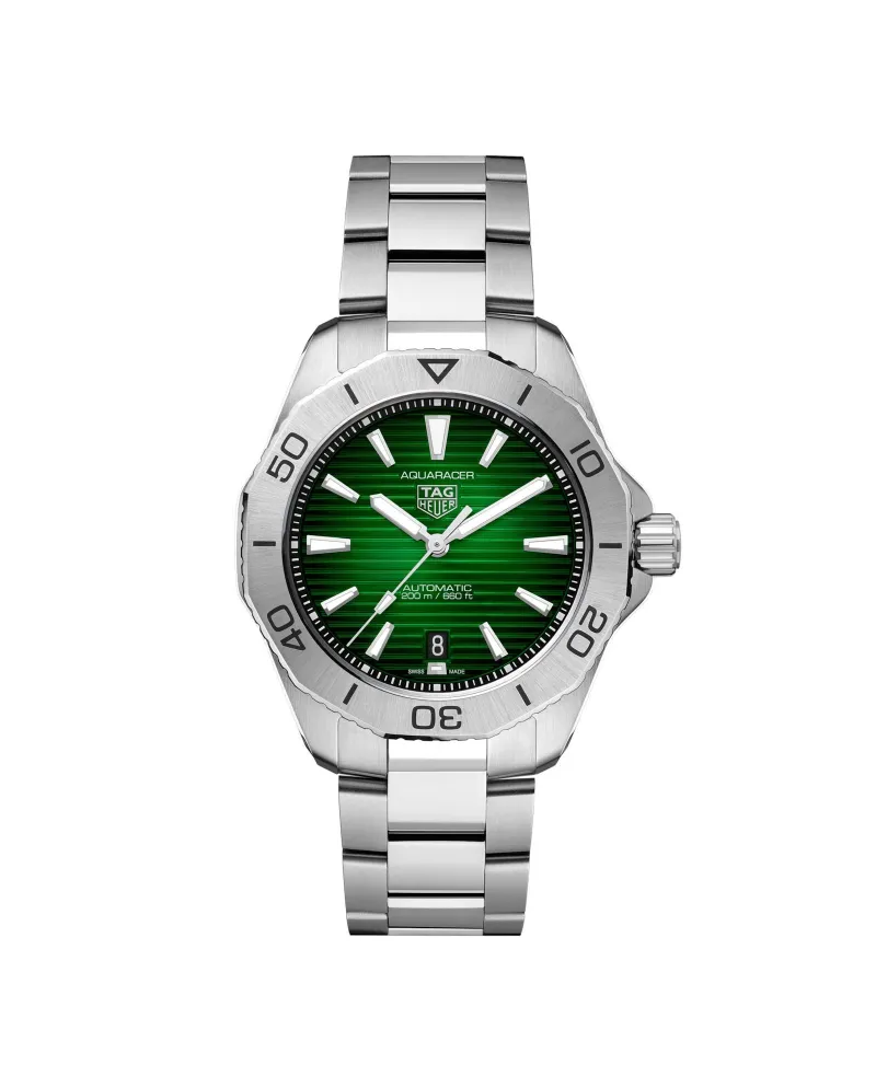 Tag Heuer Aquaracer Professional 200 Montre Vert Dégradé avec Bracelet en Acier