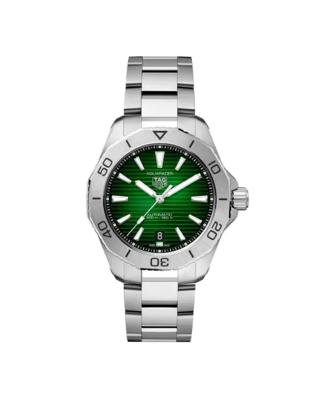 Orologio Tag Heuer Aquaracer Professional 200 Verde Sfumato con Cinturino in Acciaio
