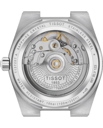 Orologio Tissot PRX Powermatic 80 con Quadrante Blu e Bracciale in Acciaio 35 mm
