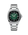 Mido Multifort TV Big Date Green Watch with Steel Strap