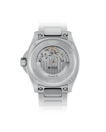 Mido Multifort TV Big Date Blue Watch with Steel Strap