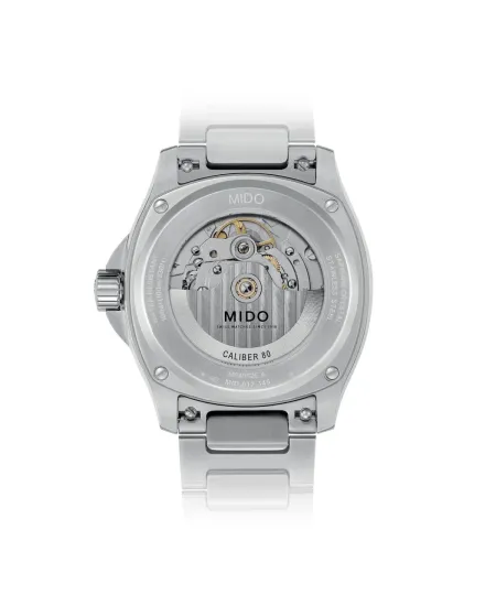 Orologio Mido Multifort TV Big Date Blu con Cinturino in Acciaio