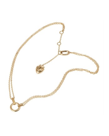 Chantecler Capri colla in oro giallo con cuore