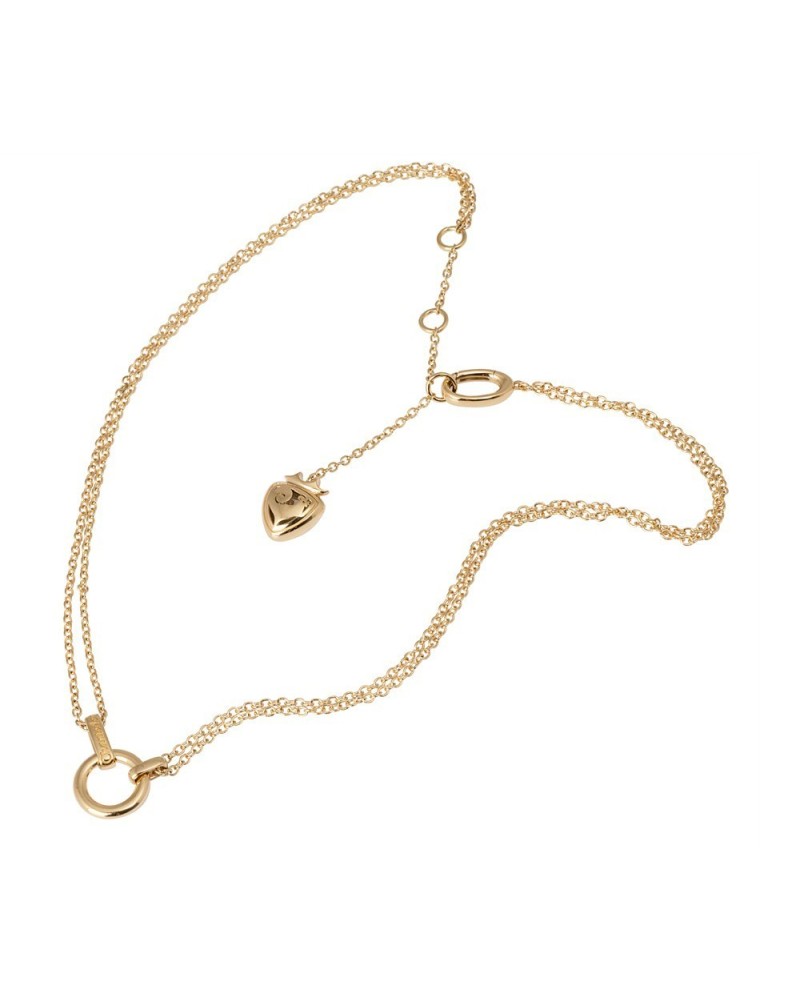 Chantecler Capri colla in oro giallo con cuore