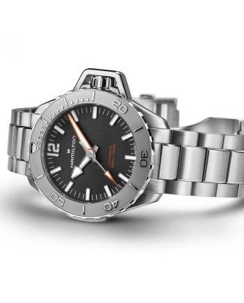 Hamilton Khaki Navy Frogman Auto Montre avec bracelet en acier