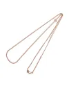 Chantecler Capri collana rolò doppia in oro rosa con galletto