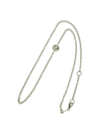 Collier Chantecler Capri en or blanc rolo