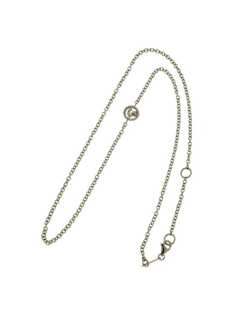 Collier Chantecler Capri en or blanc rolo