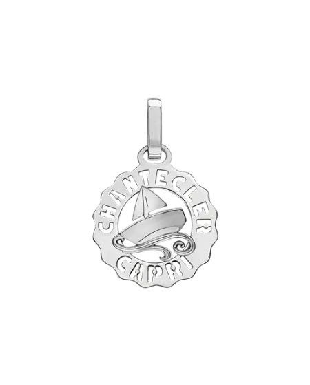 Ciondolo Chantecler Et Volià Logo Mini in Argento con Barchetta