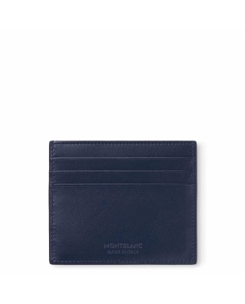 Montblanc Meisterstück Case in Blue Leather with 6 Compartments