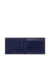 Montblanc Meisterstück Wallet 4 Compartments with Coin Purse in Blue Leather