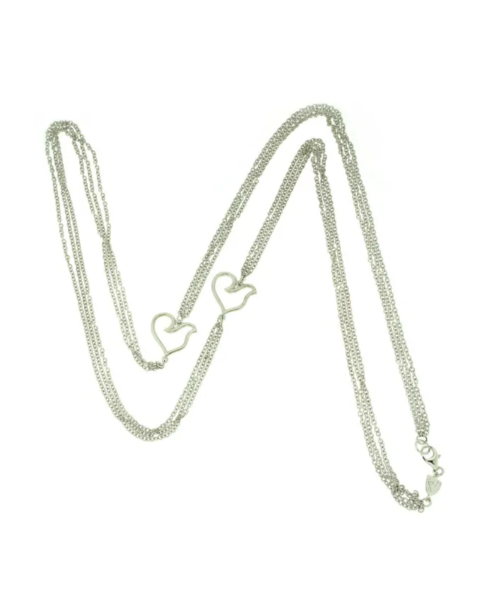 Collier Chantecler Capri triple coqs en argent