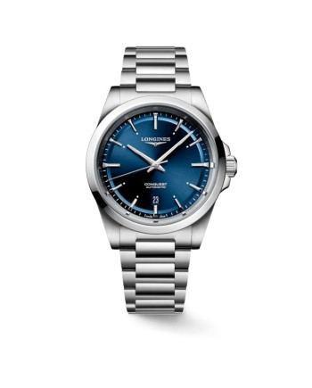 Orologio Longines Conquest con Quadrante Blu e Cinturino in Acciaio 41 mm