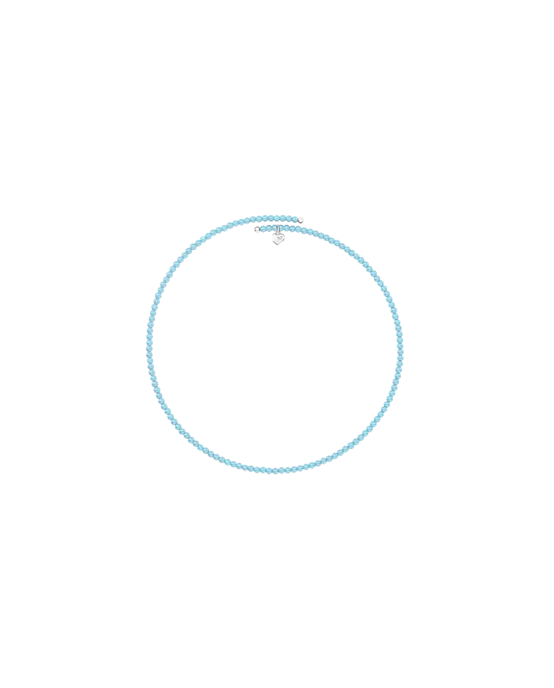 Chantecler Et Voilà Chocker Necklace in Turquoise and Silver