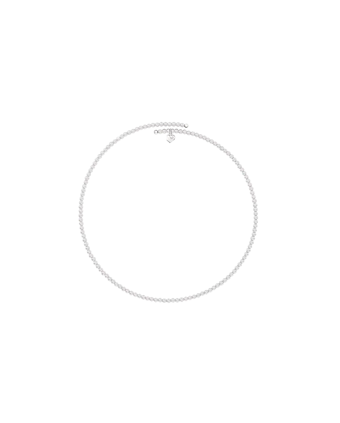 Collier Chocker Chantecler Et Voilà en Pâte de Coquillages et Argent