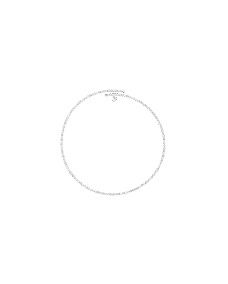 Collier Chocker Chantecler Et Voilà en Pâte de Coquillages et Argent