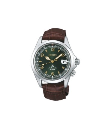 Montre Seiko Prospex Apliniste cadran vert bracelet en cuir