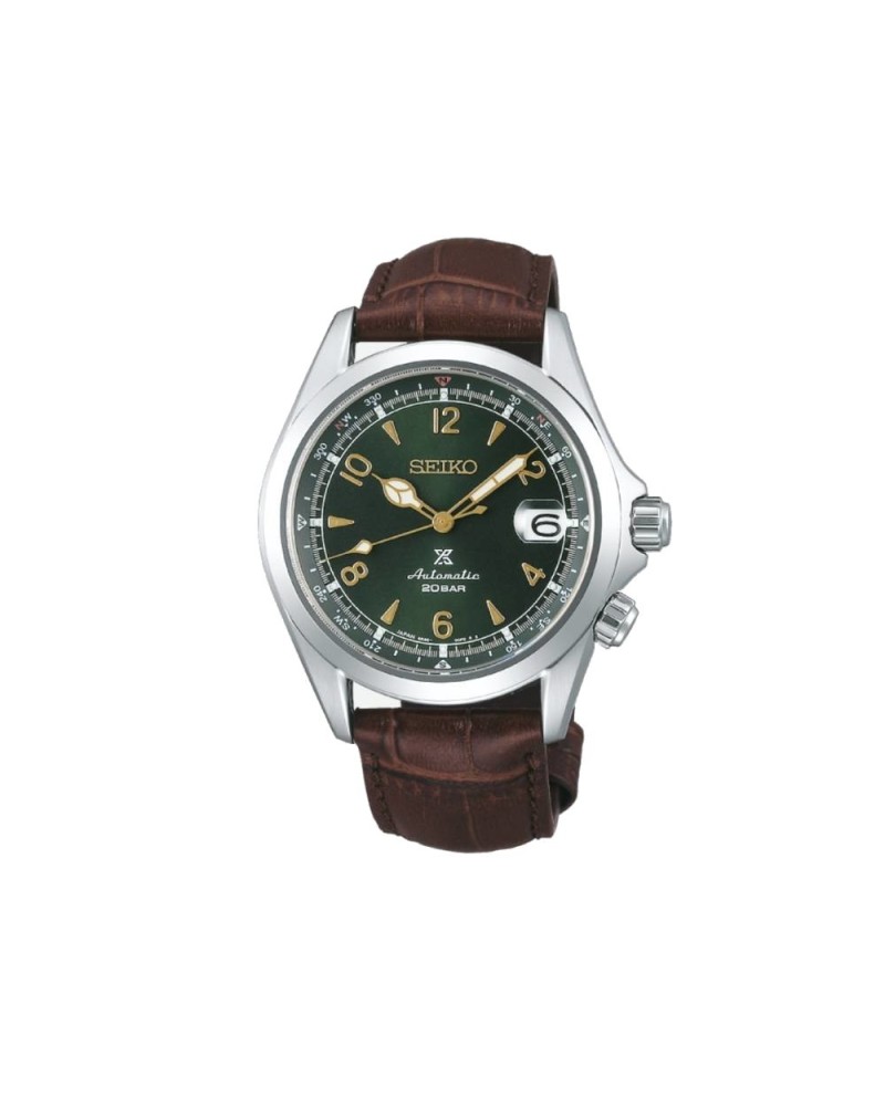 Orologio Seiko Prospex Aplinist Quadrante Verde Cinturino in Pelle