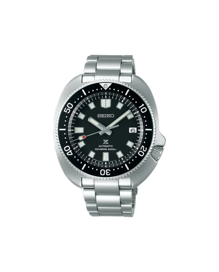 Seiko Prospex Diver's 200M Watch Black Dial Stainless Steel Bracelet