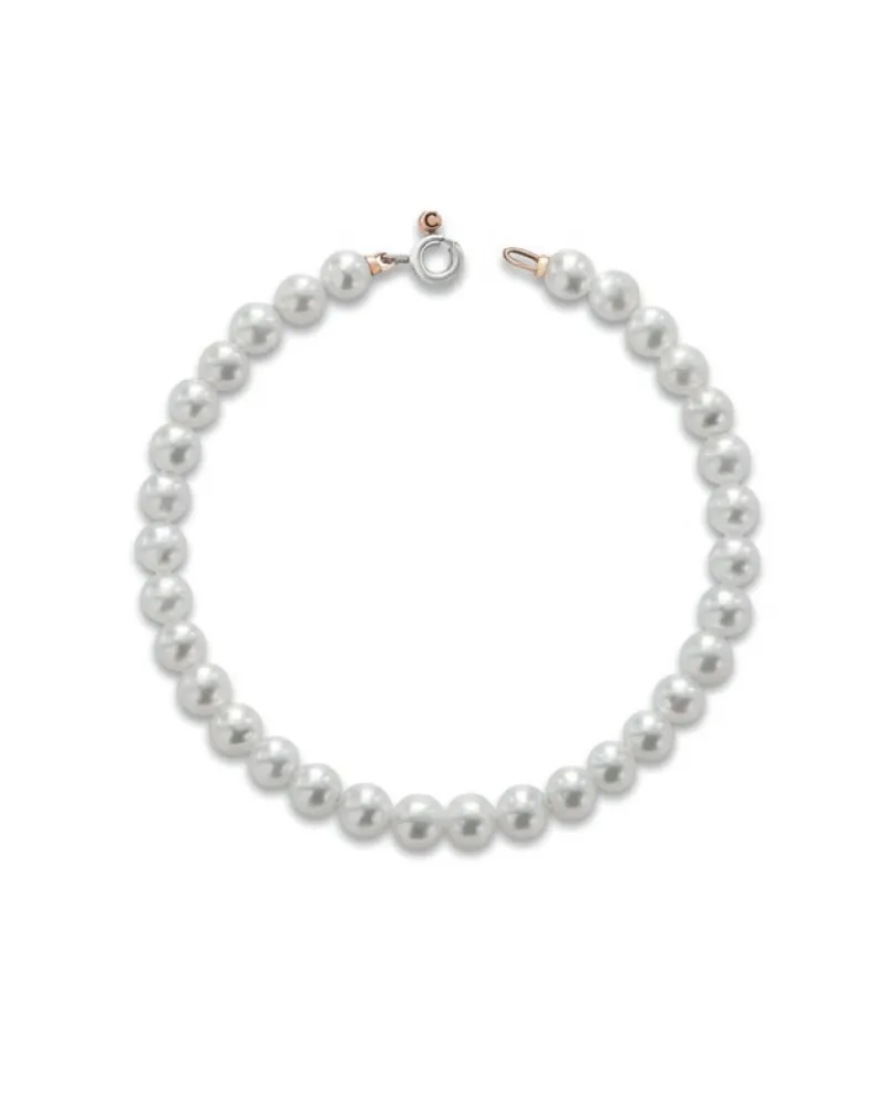 Coscia gioielli Bracciale donna Le Lune con perle e oro LLBR65