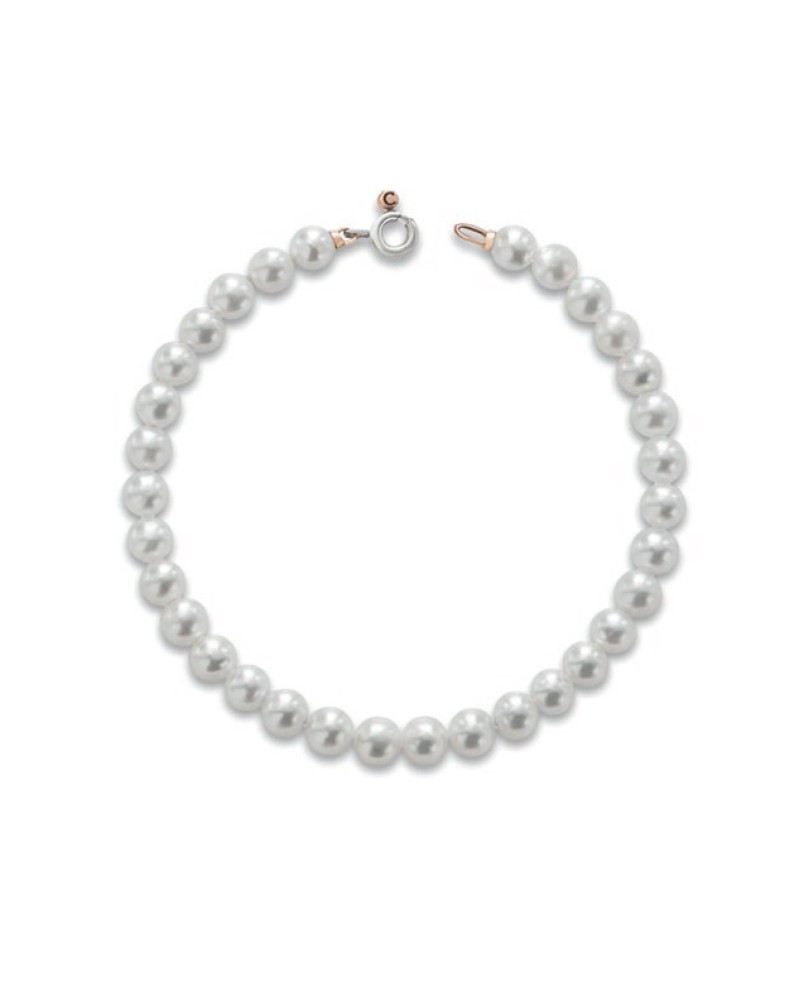 Coscia jewelery Le Lune women's bracelet with pearls and gold LLBR65