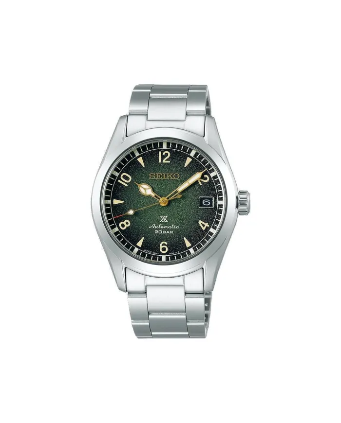 Orologio Seiko Prospex Alpinist Quadrante Verde Cinturino in Acciaio