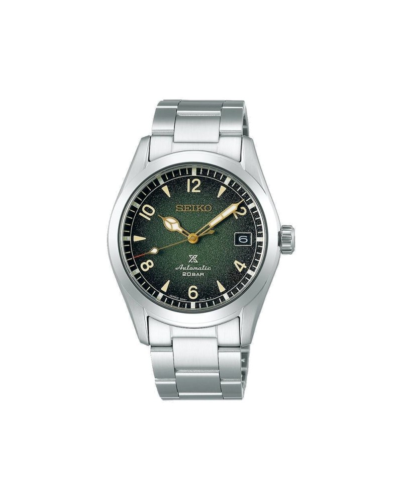 Orologio Seiko Prospex Alpinist Quadrante Verde Cinturino in Acciaio