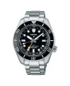 Seiko Prospex Diver's 200M GMT Black Dial Steel Strap Watch